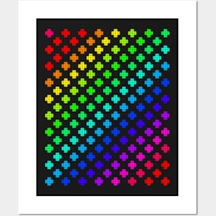 Rainbow D-PAD Posters and Art